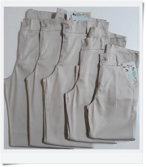 Calça Bege Para Pajem
