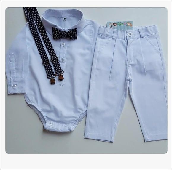Roupa Batizado Calça e Camisa