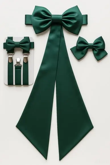 Cinto para Vestido Daminha Verde Esmeralda