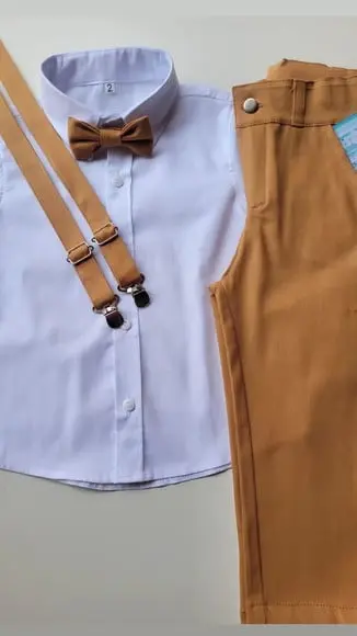Roupa Pajem Caramelo
