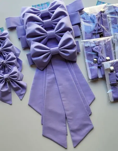 Cinto para Vestido Daminha Lavanda