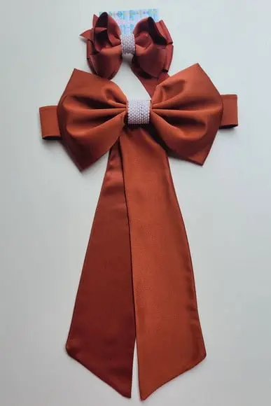 Cinto para Vestido Daminha Terracota