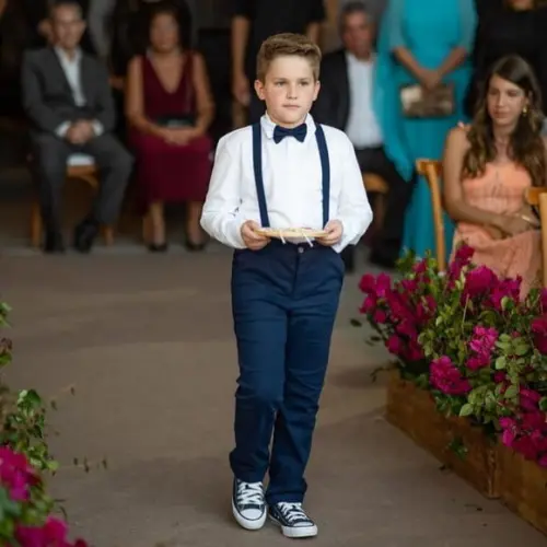Roupa Pajem Marinho