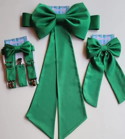 Cinto para Vestido Daminha Verde Esmeralda