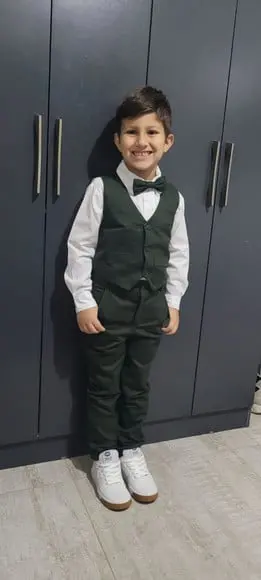 Roupa Pajem Verde Oliva