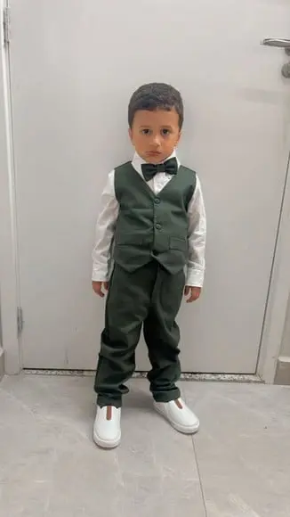 Roupa Pajem Verde Oliva