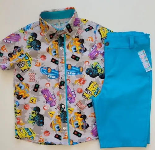 Roupa Carros Infantil