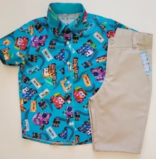 Roupa Carros Infantil