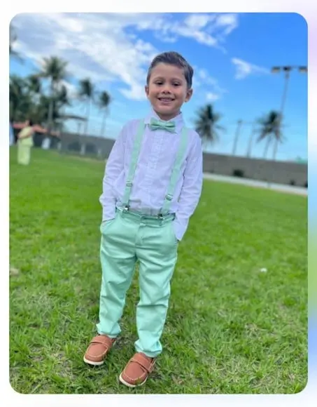 Roupa Pajem Verde Menta