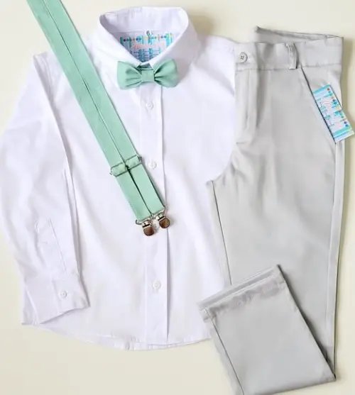 Roupa Pajem Cinza