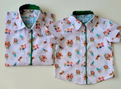 Camisa Pai e Filho Cocomelon
