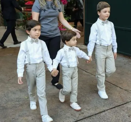 Roupa Pajem Bege