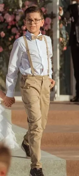 Roupa Pajem Bege