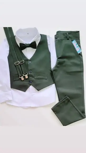 Roupa Pajem Verde Oliva