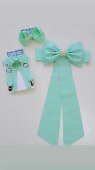 Cinto para Vestido Daminha Verde Menta
