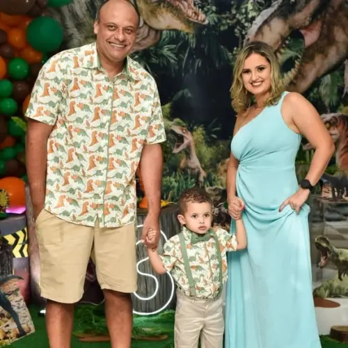 Roupa Dinossauro Pai e Filho