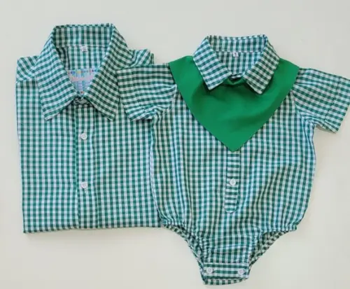 Camisa Xadrez Tal Pai Tal Mãe Tal Filho
