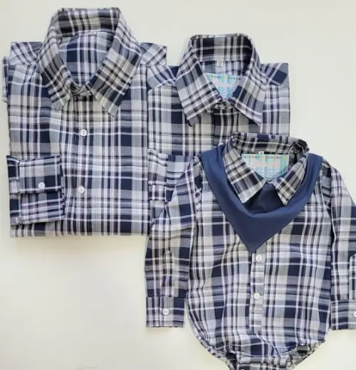 Camisa Xadrez Tal Pai Tal Mãe Tal Filho