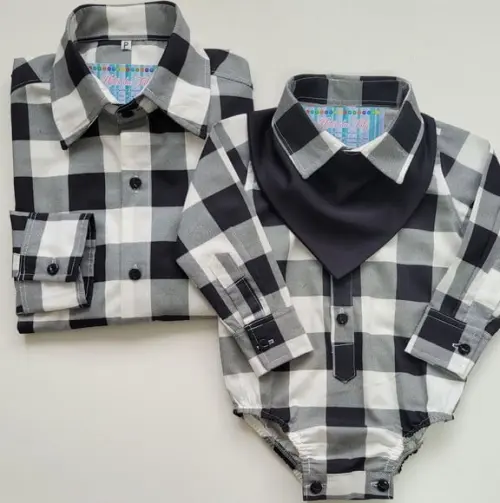 Camisa Xadrez Tal Pai Tal Filho