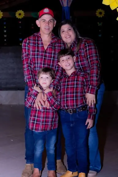 Camisa Xadrez Tal Mãe Tal Filhos