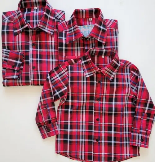 Camisa Xadrez Tal Mãe Tal Filho