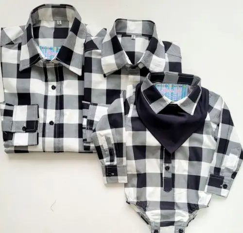 Camisa Xadrez Tal Mãe Tal Filho
