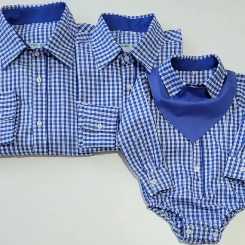 Camisa Xadrez Tal Mãe Tal Filho