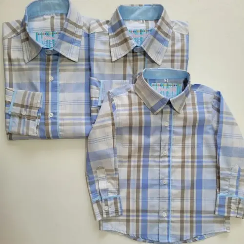 Camisa Xadrez Tal Pai Tal Mãe Tal Filho