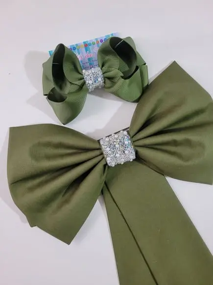 Cinto para Vestido Daminha Verde Musgo