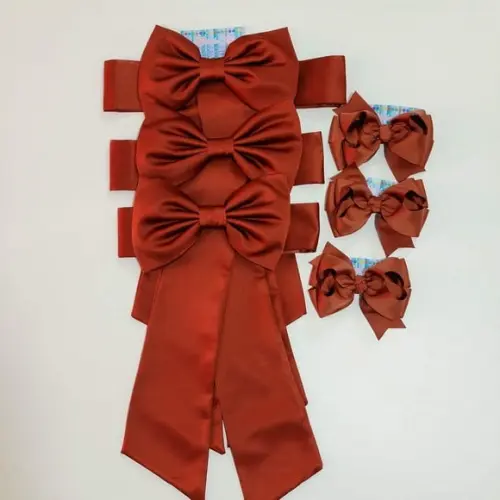 Cinto para Vestido Daminha Terracota