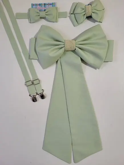 Cinto para Vestido Daminha Verde Menta