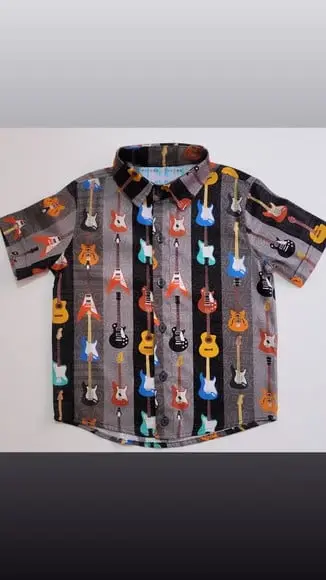 Camisa Infantil Instrumento Musicais