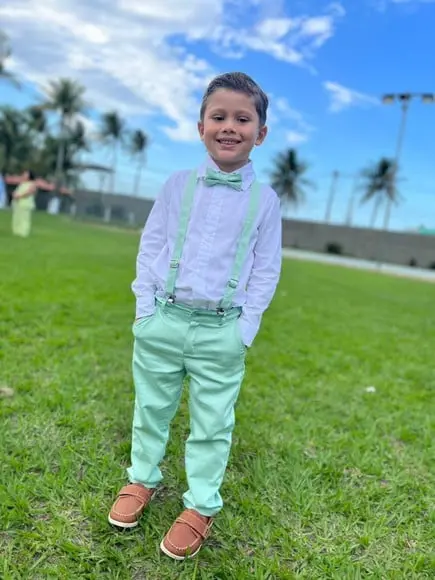 Roupa Pajem Verde Menta