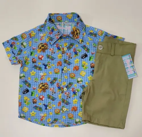 Roupa Tema Super Mario Bros