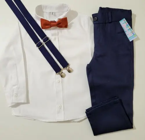Roupa Pajem Azul Marinho