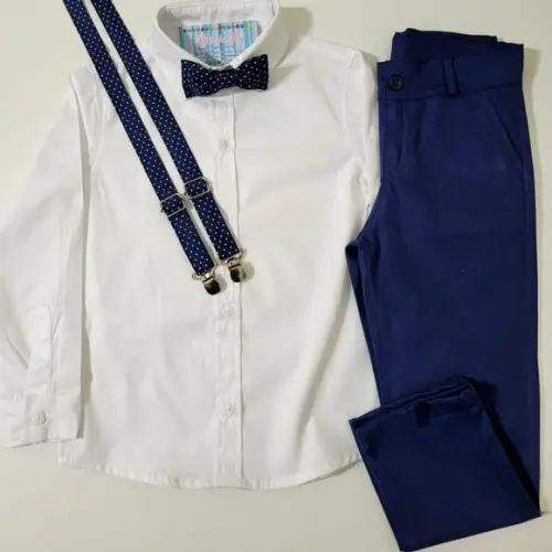 Roupa Pajem Azul Marinho