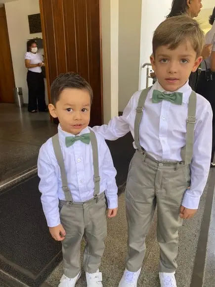 Roupa Pajem Cinza