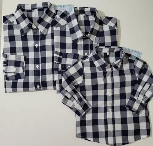 Camisa Xadrez Tal Pai Tal Mãe Tal Filho