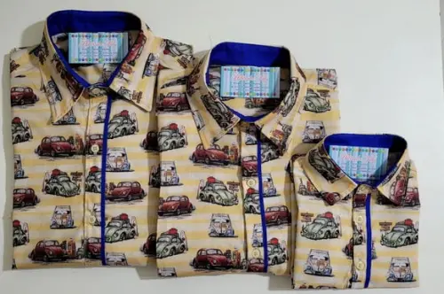 Camisa Personalizada Tal Pai Tal Mãe Tal Filho Fusca