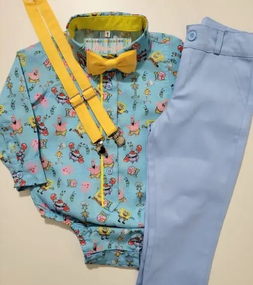 Roupa Tema Bob Esponja