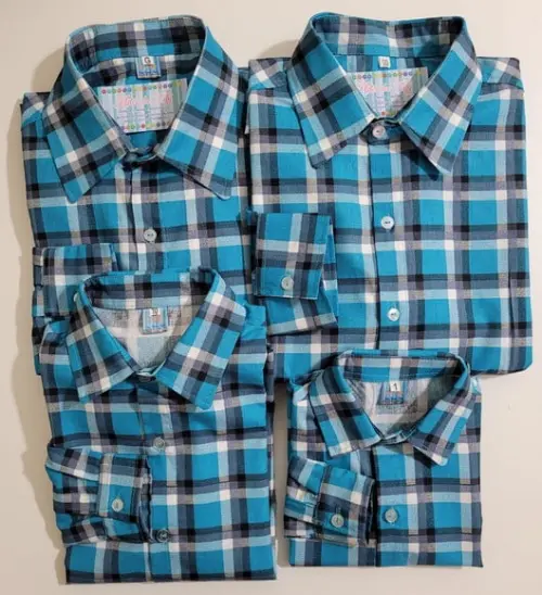 Camisa Xadrez Família