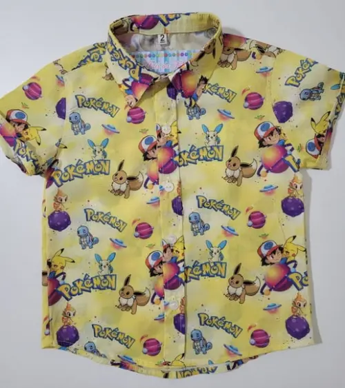 Camisa Pokémon Infantil