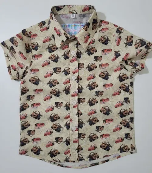 Camisa Carros Infantil