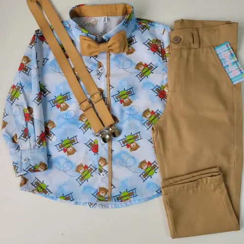 Roupa Urso Aviador