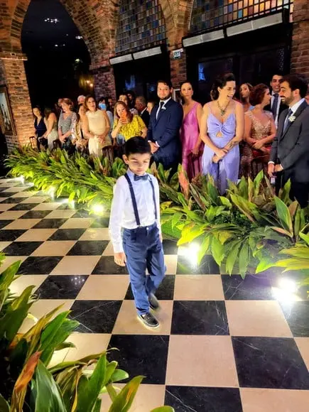 Roupa Pajem Azul Marinho