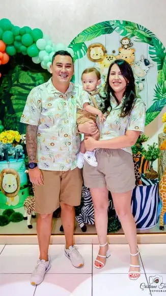Roupa Safari Tal Pai Tal Filho e Mãe