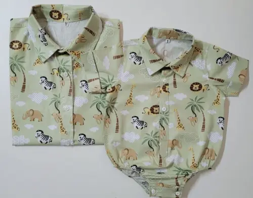 Camisa Safari Tal Pai Tal filho