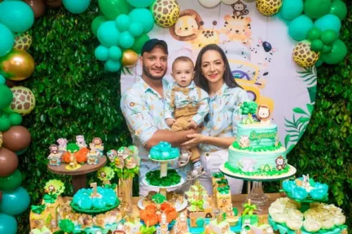 Roupa Safari Tal Pai Tal Filho e Mãe