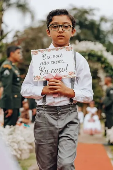 Roupa Pajem Cinza Chumbo