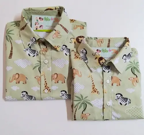 Camisa Safari Tal Pai Tal filho